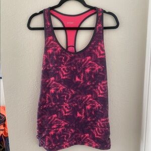 Zella Women's Pink and Purple Tank Top